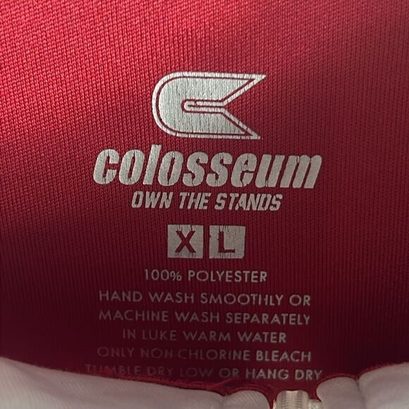 🔥🏈 OKLAHOMA SOONERS Quarter Zip Pullover Lightweight Sweatshirt Men Sz XL - EU - Picture 8 of 8